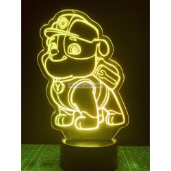 Mancsőrjárat Rubble, led lámpa/éjszakai fény